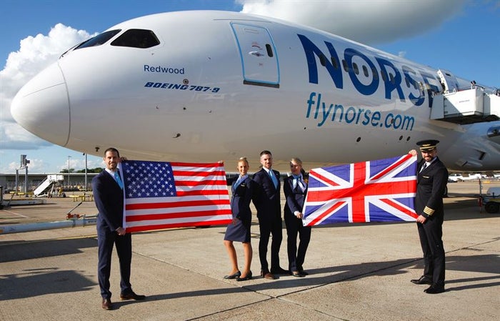 Norse Atlantic Airways London Gatwick airport 1