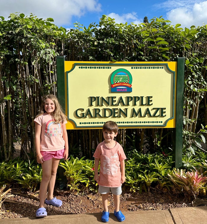 Pineapple Maze at Dole Plantation Oahu Hawaii