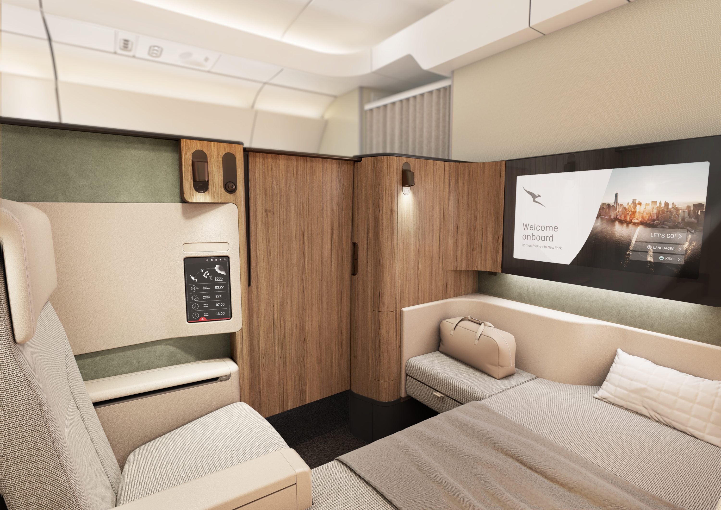 Qantas First A350 3
