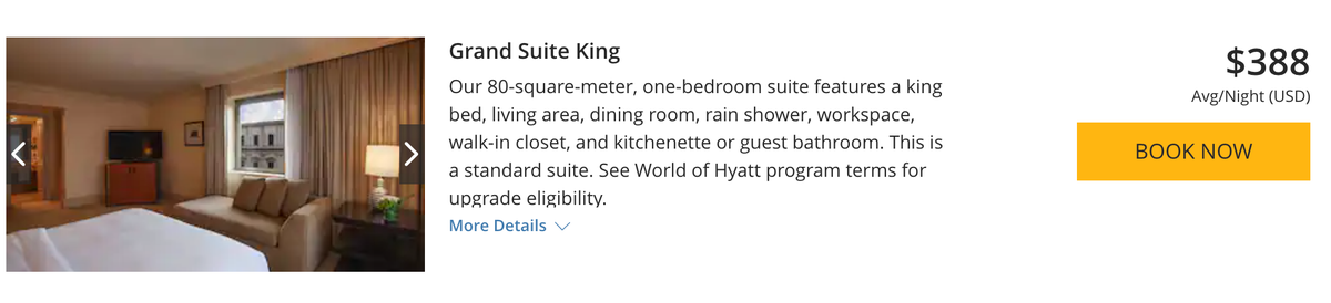 Grand Hyatt Istanbul Grand Suite King Cost