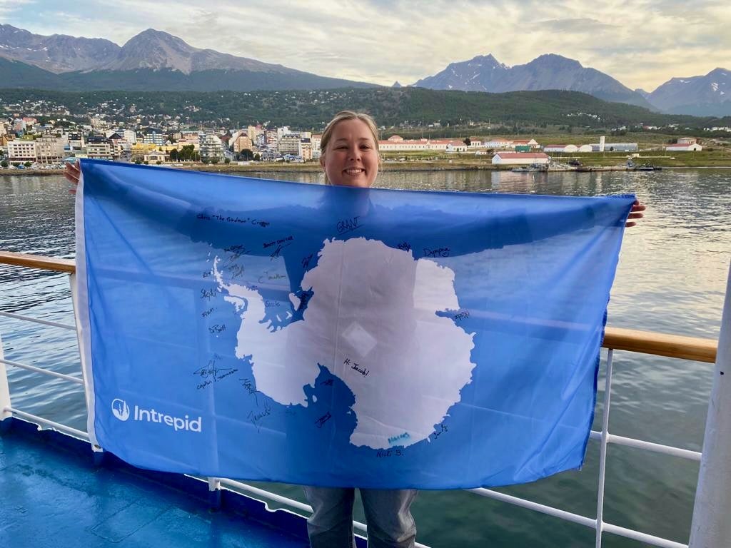 Trip flag Carissa Rawson Ocean Endeavour