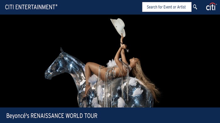 I Just Opened a New Citi Credit Card … To Get Presale Tickets to the Beyoncé Tour