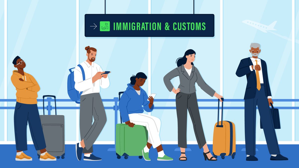 Average Airport Immigration & Customs Wait Times Across the U.S. [2022 Data Study]
