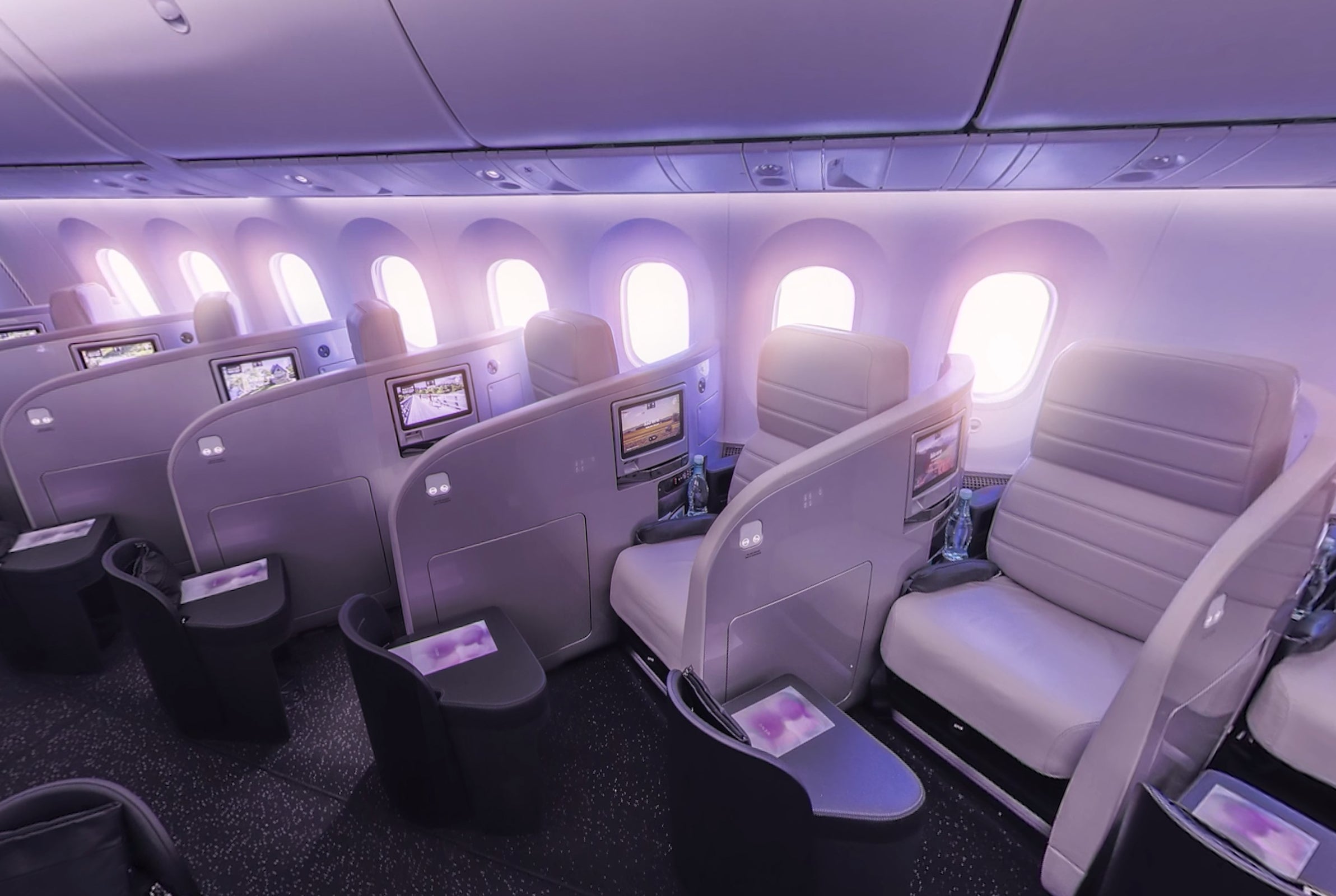 Air New Zealand business seats