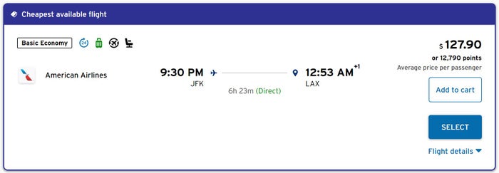 American Airlines flight Citi Travel portal