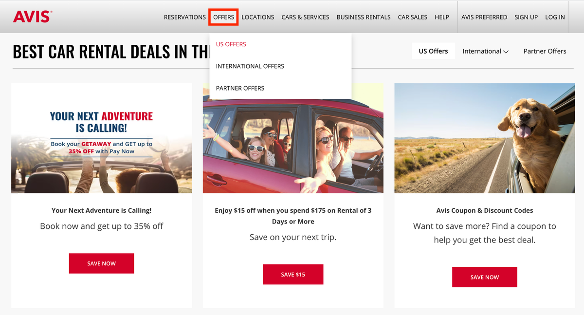Avis coupon codes discounts and offers