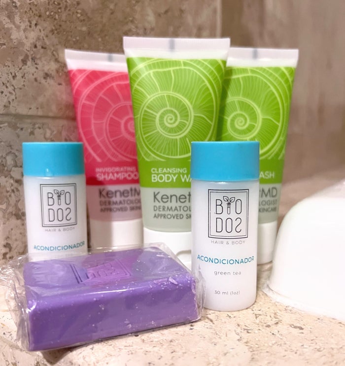 Bath products at Hyatt Ziva Los Cabos. 1
