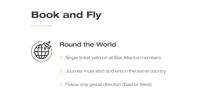 Book RTW Star Alliance