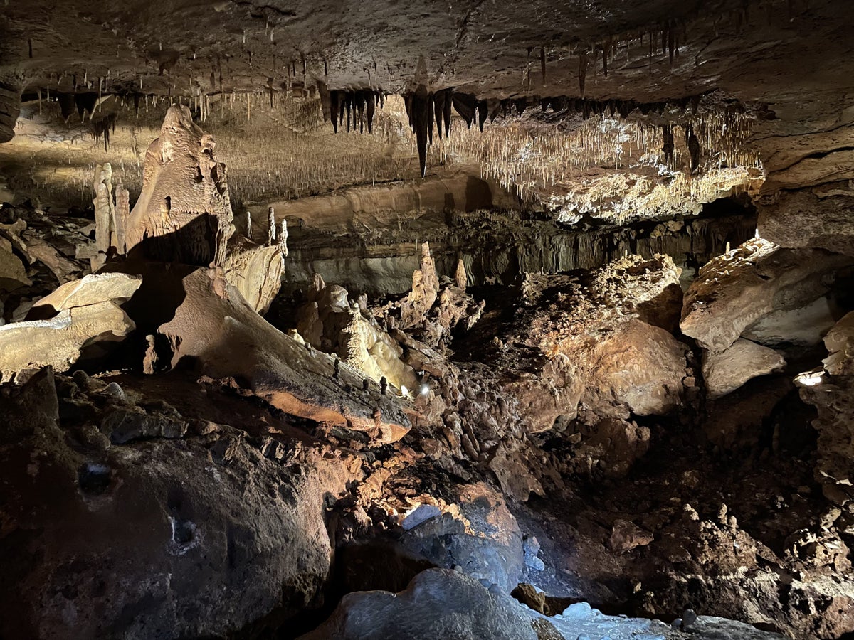 Cavern views of Inner Space Cavern in Georgetown Texas