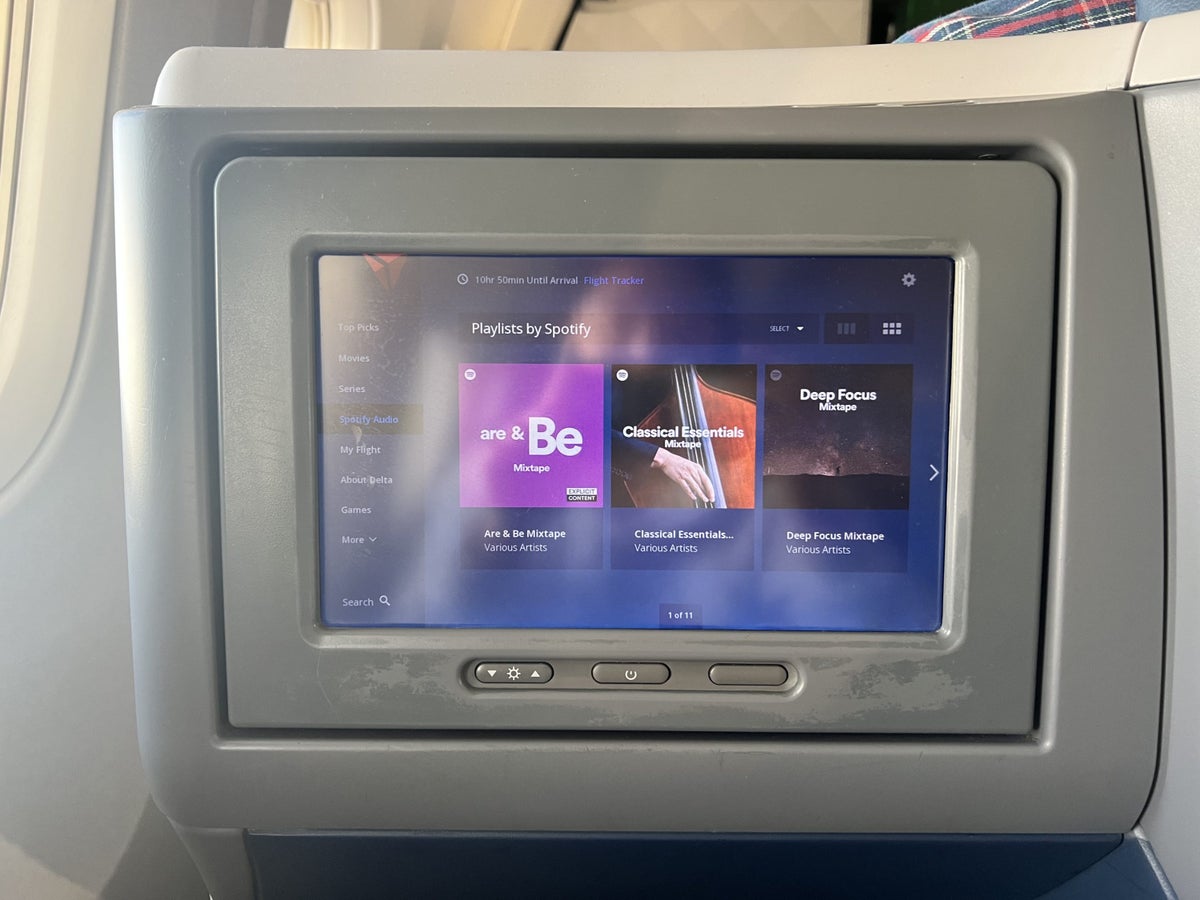 Delta One IFE Screen Software
