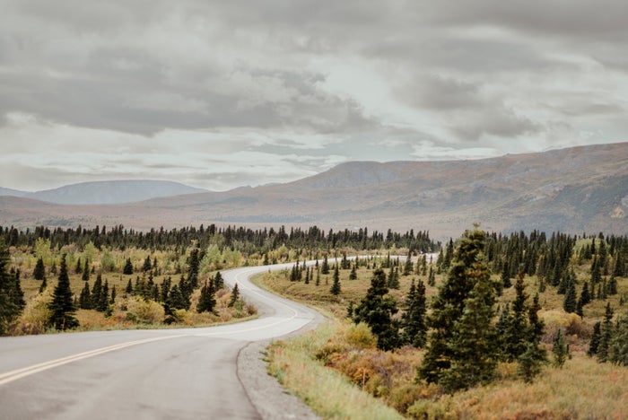 Driving to Denali National Park and Preserve