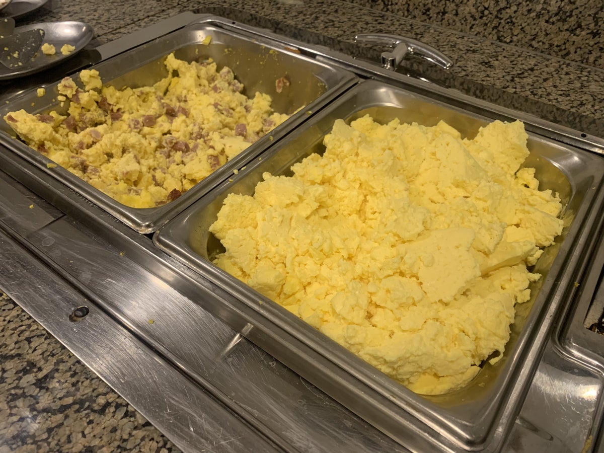 Eggs for breakfast at Homewood Suites Austin Round Rock