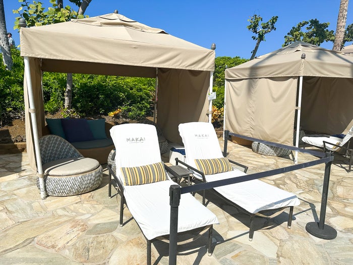 Hilton Waikoloa Village cabana