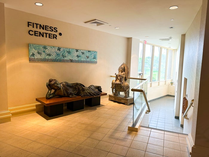 Hilton Waikoloa Village fitness center entrance
