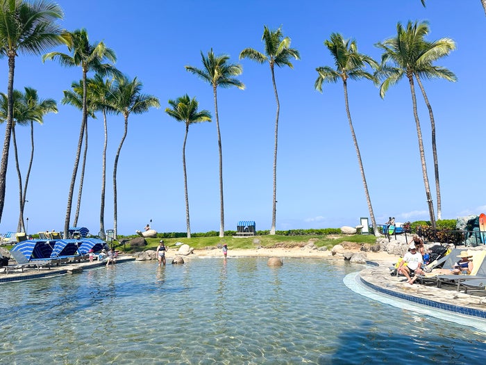 Hilton Waikoloa Village kids sand pool