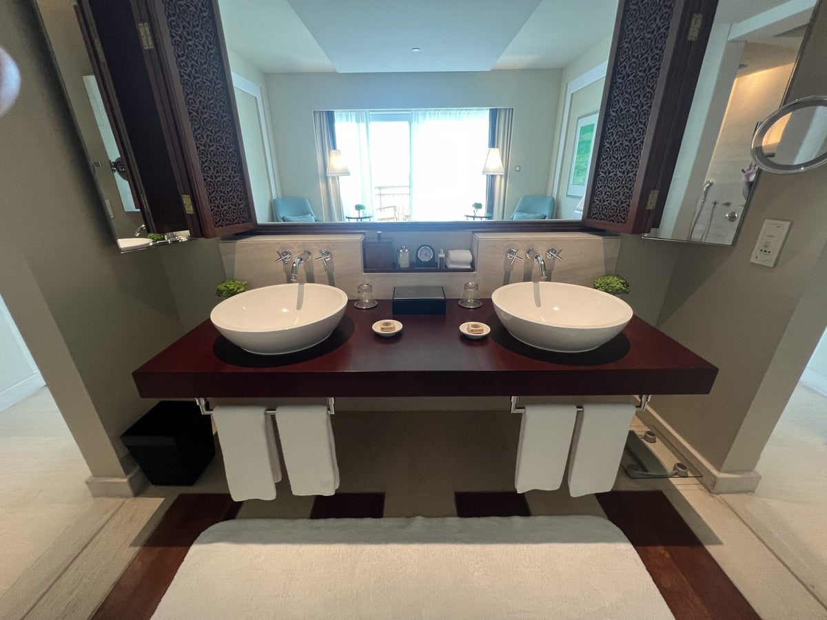 Park Hyatt Dubai Presidential Suite Master Bathroom Double Vanity Sink