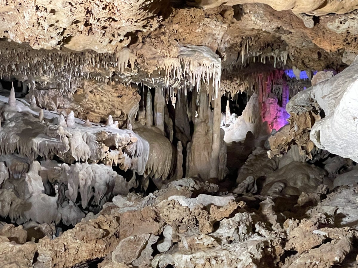 Inside Inner Space Cavern in Georgetown Texas