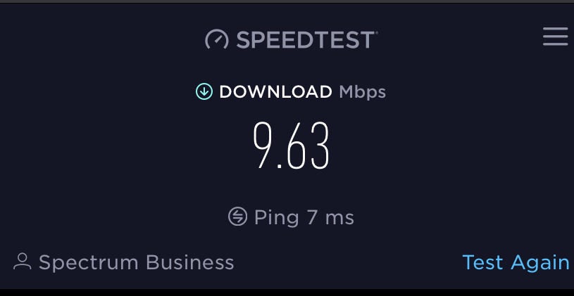 Internet speed at Homewood Suites Austin Round Rock 