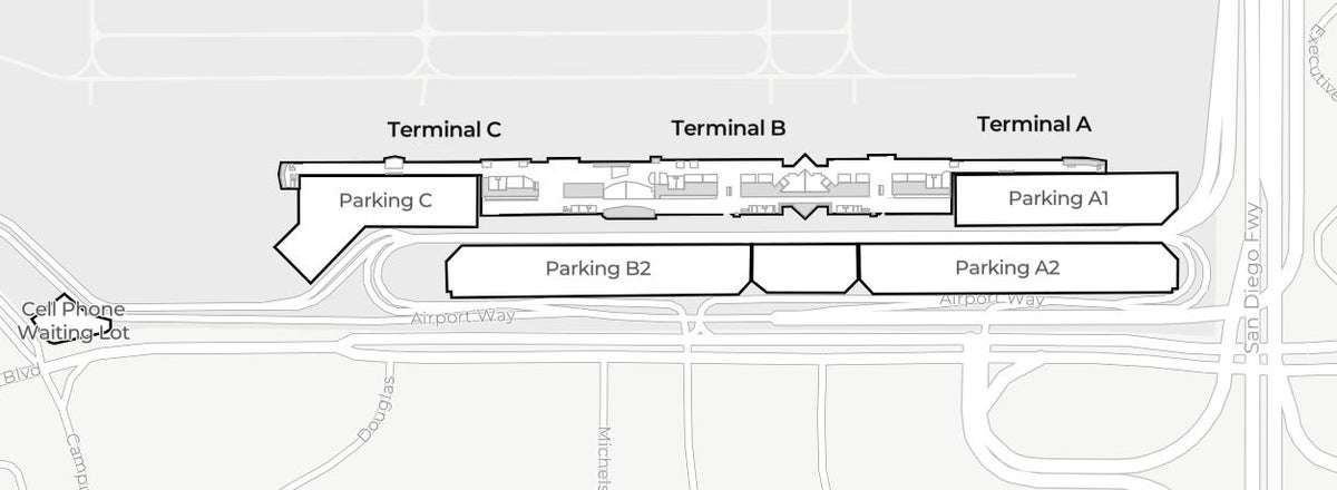 John Wayne Airport Map