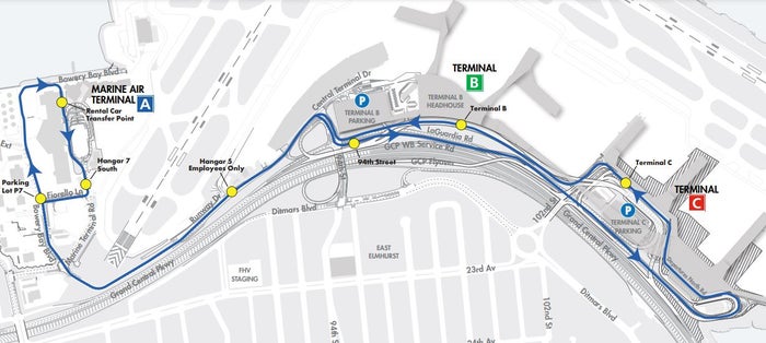 LaGuardia Terminal Bus Routes