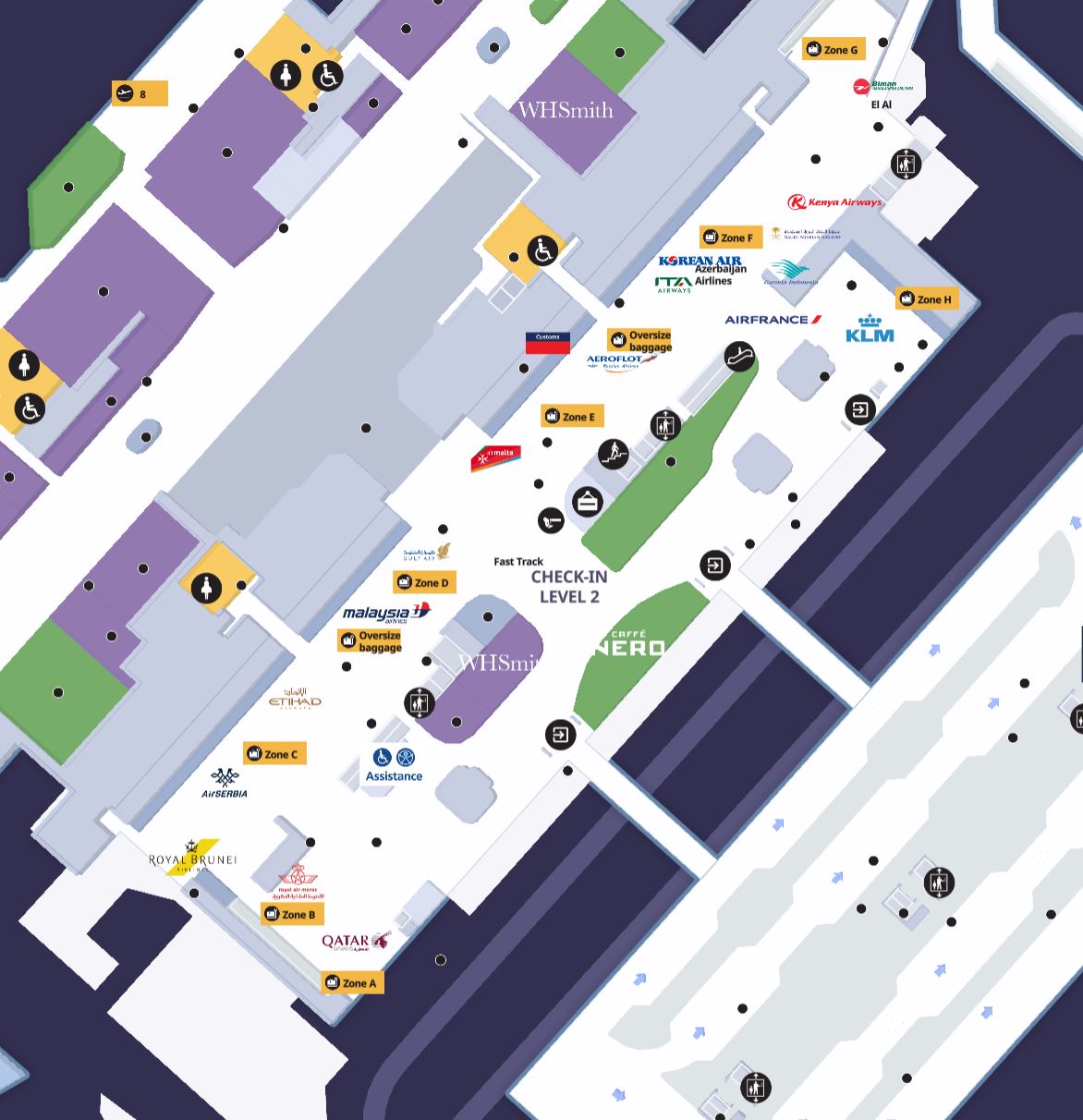 London Heathrow Airport Terminal 4 Check In