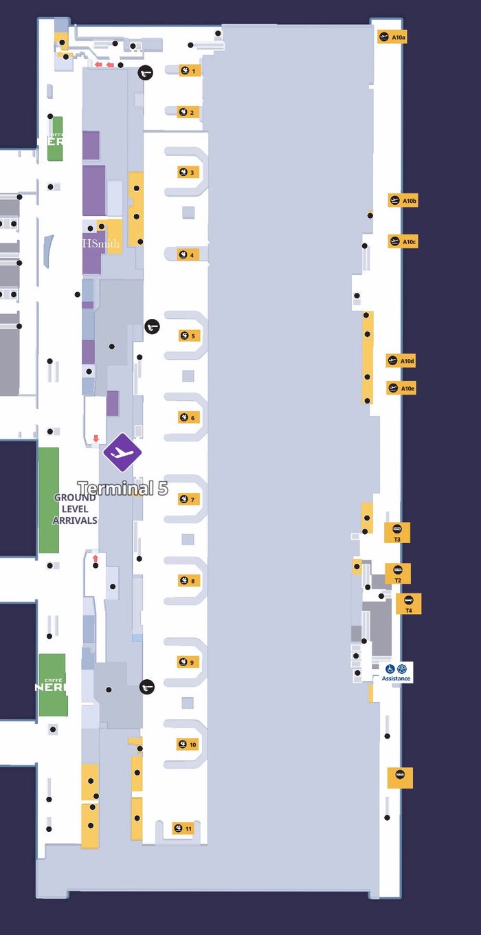 London Heathrow Airport Terminal 5 Arrivals