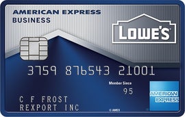 Lowe's Business Rewards Card from American Express