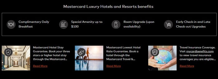 Mastercard Travel Benefits Mastercard Travel Benefits