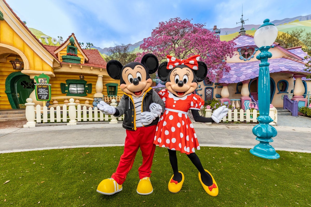 Mickey Mouse and Minnie Mouse Return to Mickeys Toontown at Disneyland Park