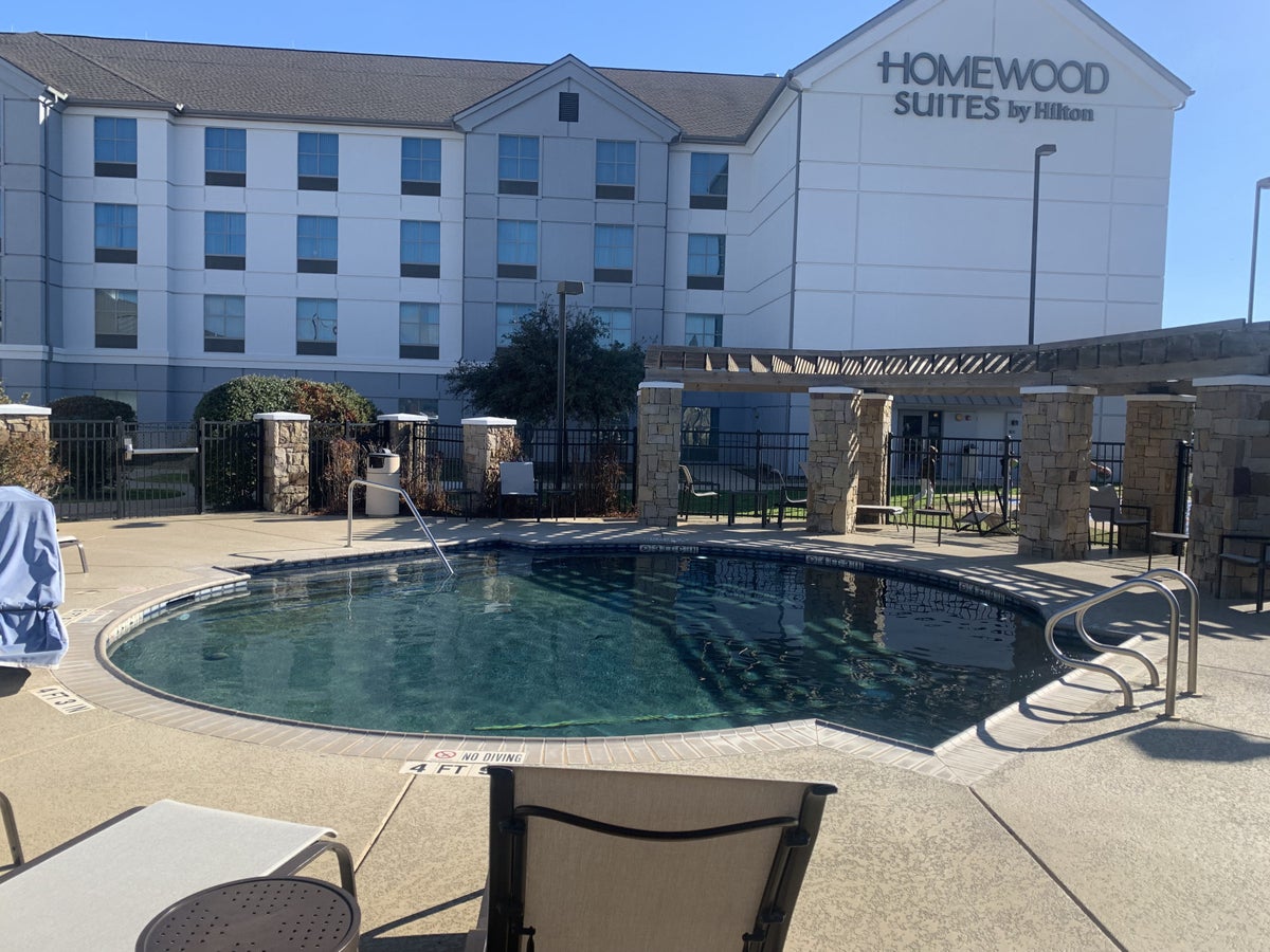 Outdoor pool at Homewood Suites Austin Round Rock