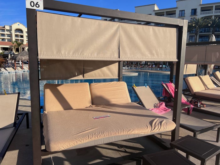 Pool cabana at Hyatt Ziva Los Cabos