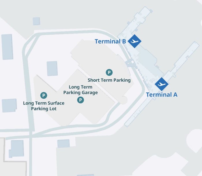 San Antonio International Airport Map
