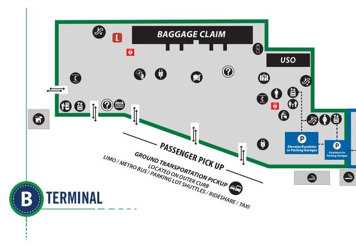 San Antonio International Airport Terminal B Arrivals