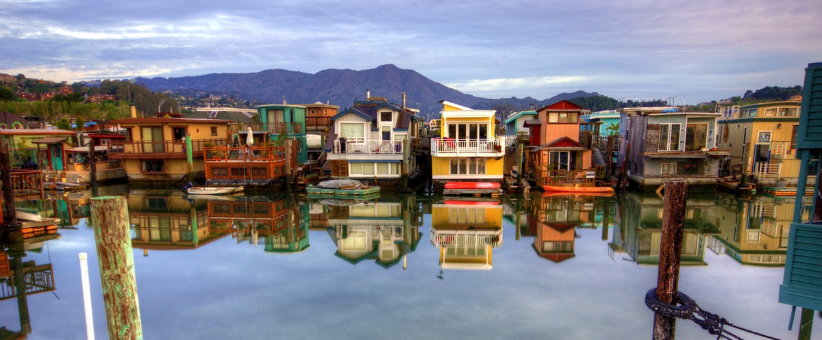 Sausalito floating houses