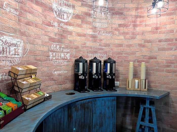 Self serve coffee at Coffee House Hyatt Ziva Los Cabos