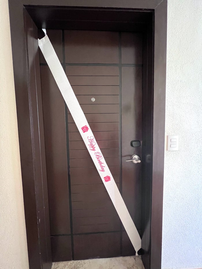 front door of guestroom at Hyatt Ziva Los Cabos
