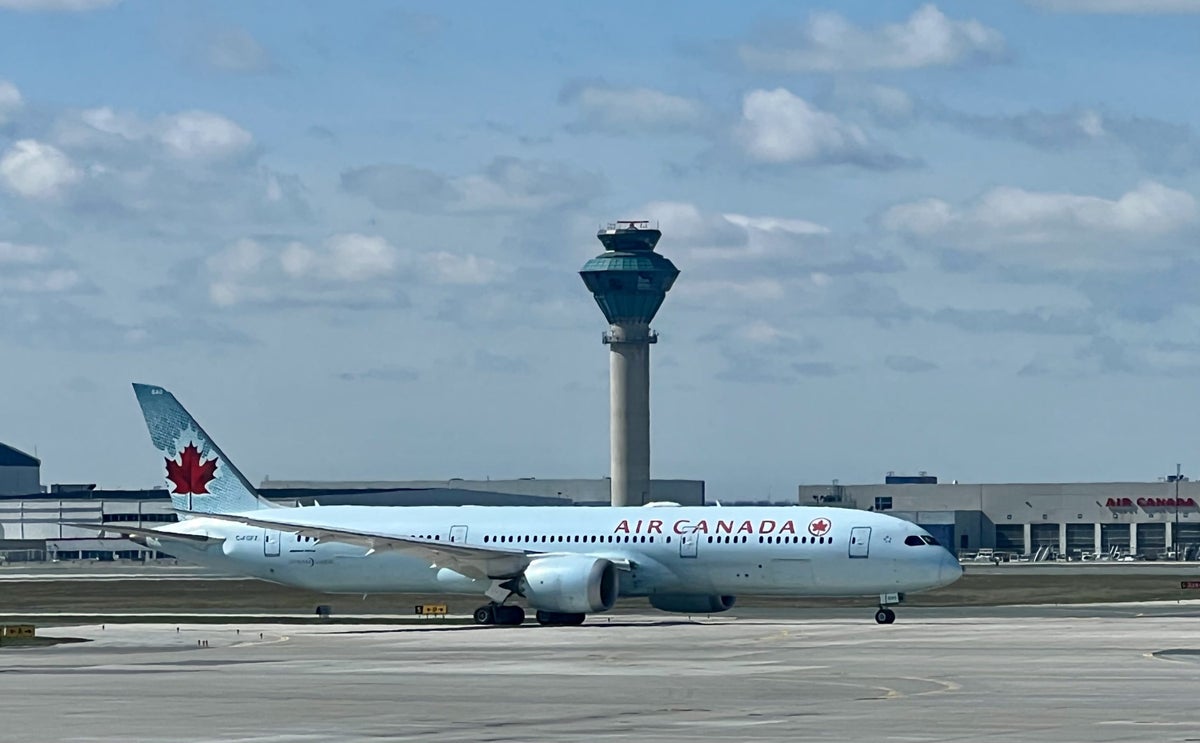 Air Canada Boeing 789 at Toronto YYZ airport