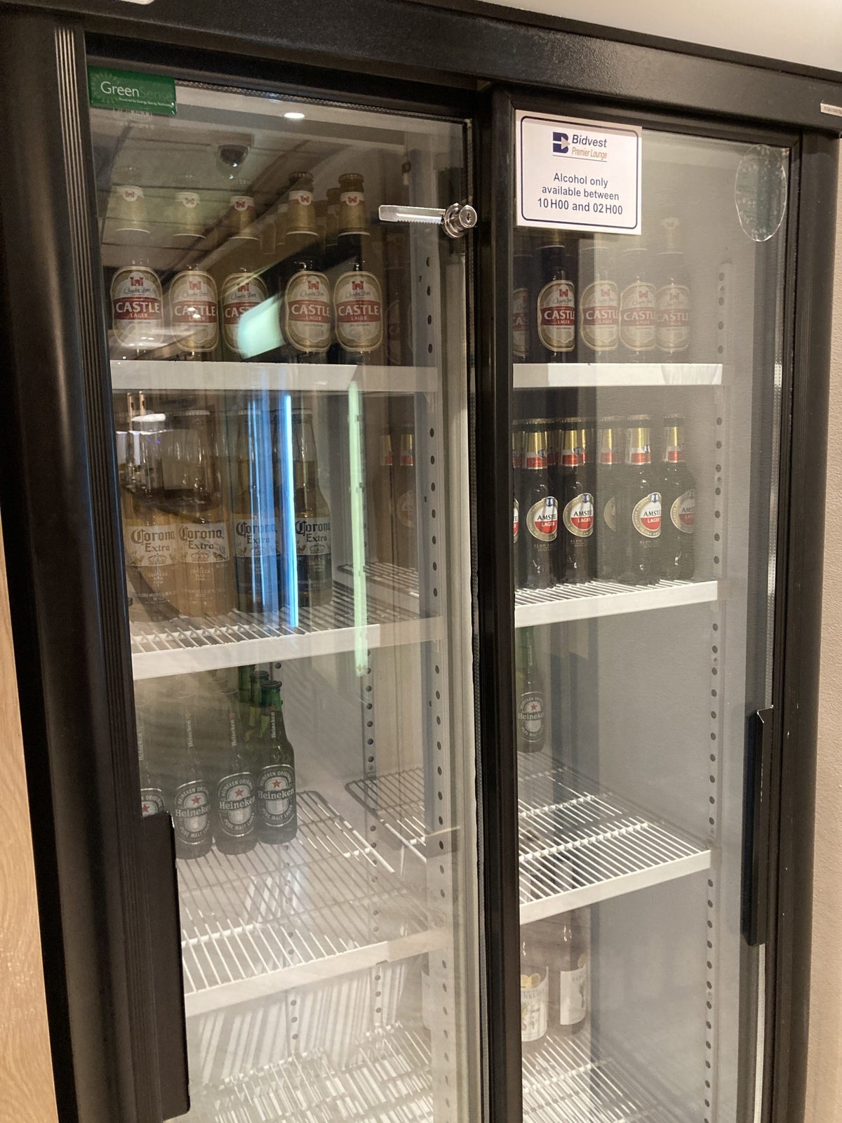 Bidvest Premier Lounge beer fridge