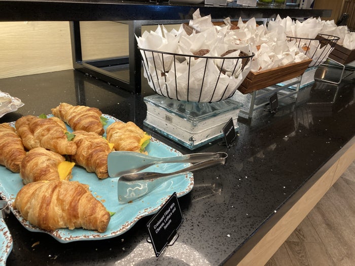 Bidvest Premier Lounge croissants muffins