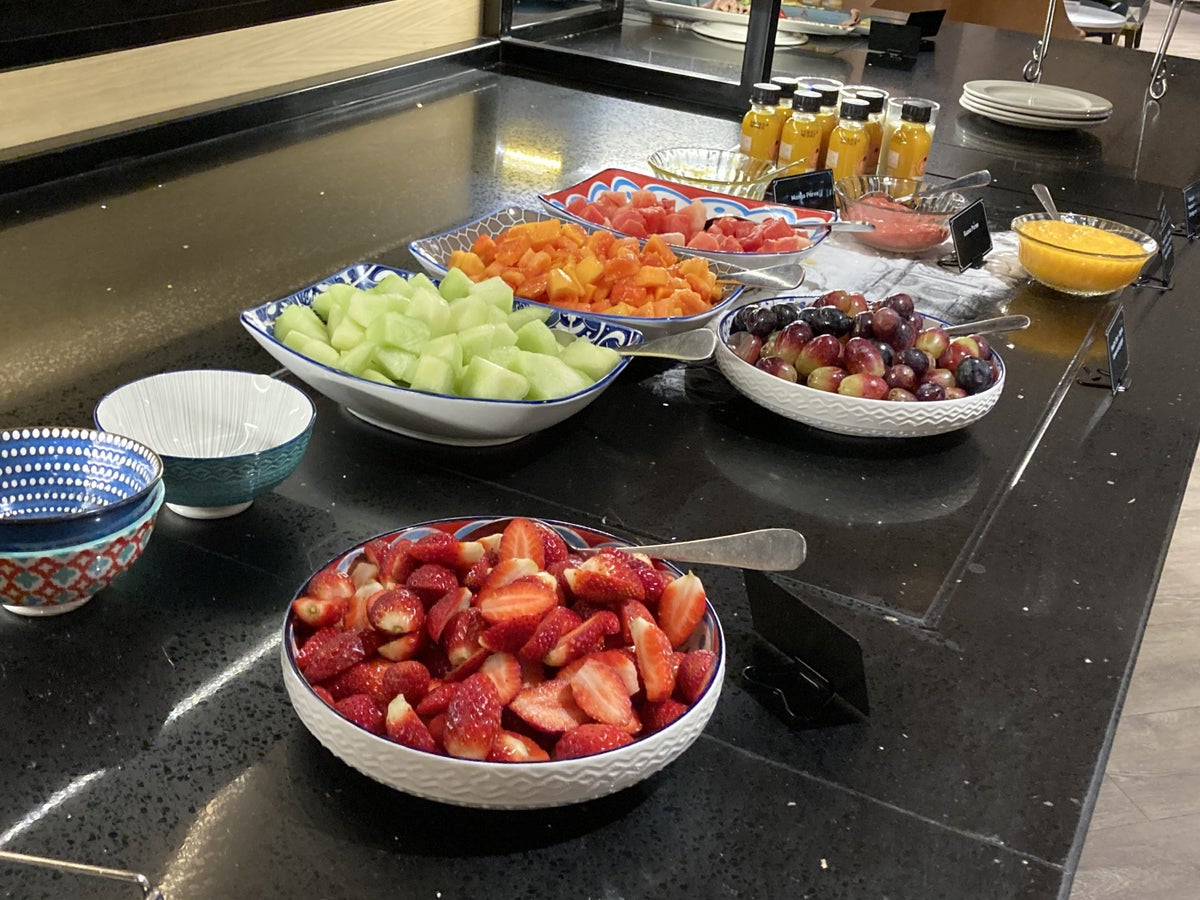Bidvest Premier Lounge cut fruit