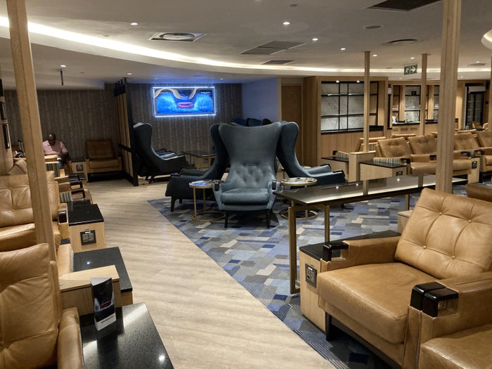 Bidvest Premier Lounge seating variety