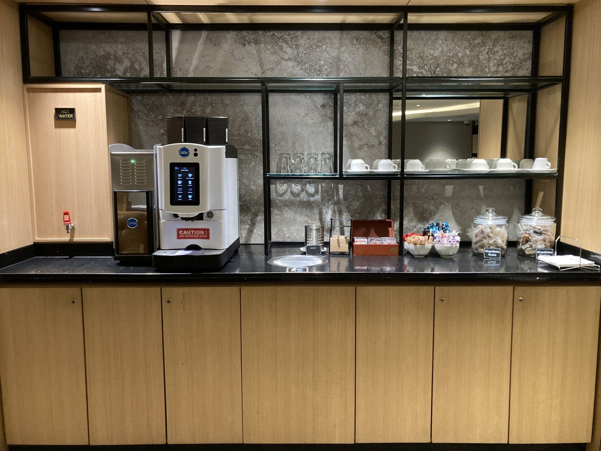 Bidvest Premier Lounge secondary coffee station