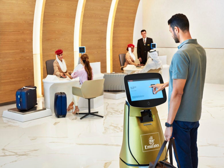 Emirates Check in Robot