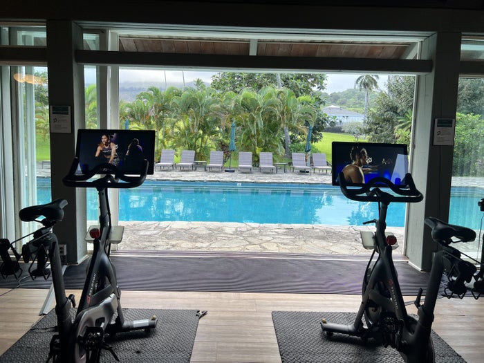 Hana Maui Peloton Pool view