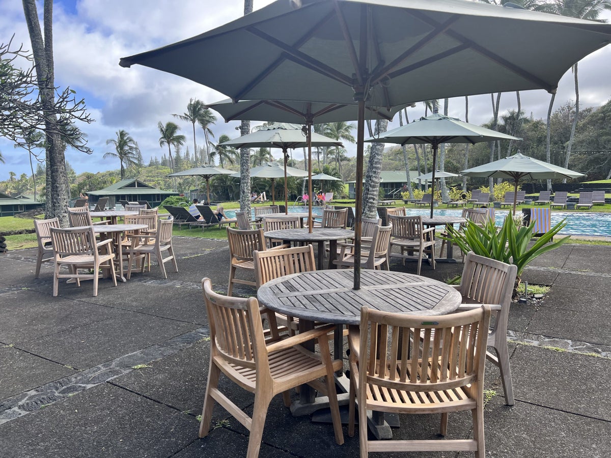Hana Maui Pool seating