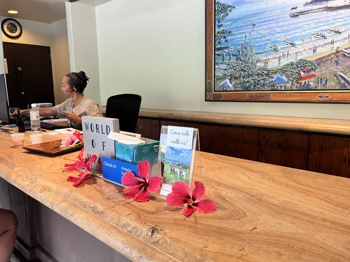 Hana Maui Resort Check In Desk