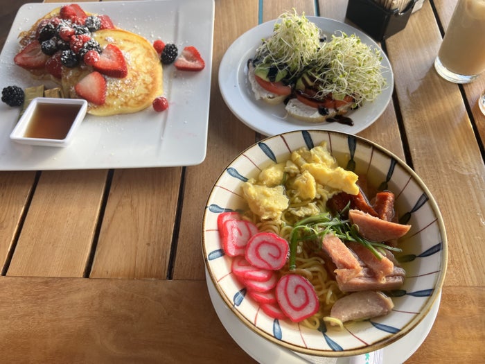 Hana Maui Siamen Mochiko Pancakes