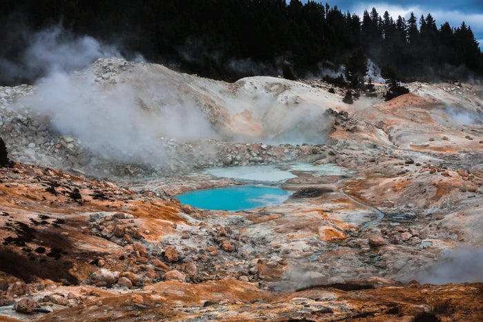 Hydrothermal Areas Lassen Volcanic National National Park Hydrothermal Areas Lassen Volcanic National National Park