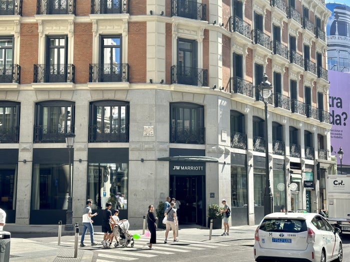 JW Marriott Madrid Entrance JW Marriott Madrid Entrance
