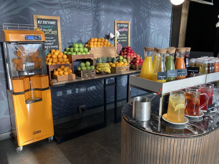 Johannesburg Marriott Hotel Melrose Arch Keystone Bistro juice